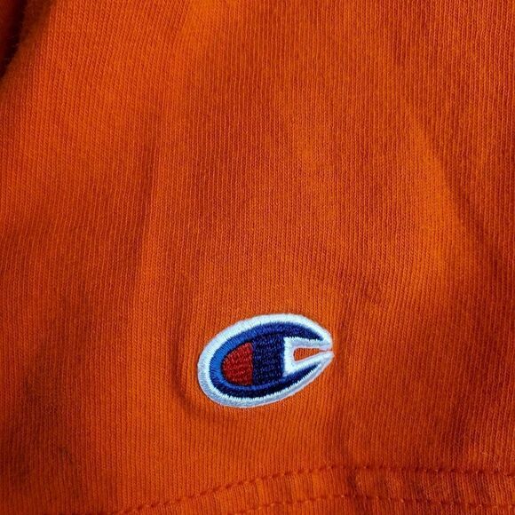 BUCKNELL UNIVERSITY Champion shirt orange short sleeve t-shirt M - Picture 4 of 5